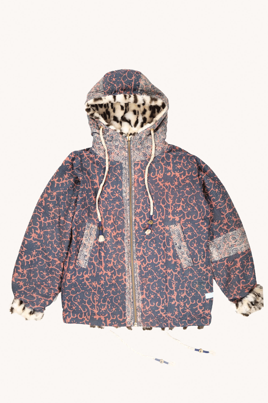 L’ÎLE BLEUE - MANTEAU HOODIE