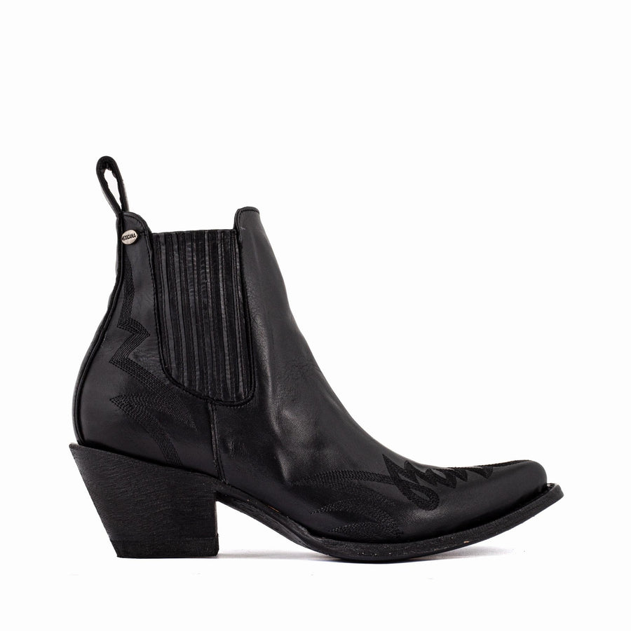 MEXICANA - FURRY BOOTS COWHIDE BLACK