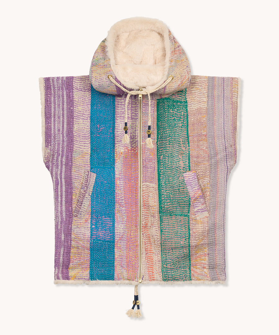 THE BLUE ISLAND - SLEEVELESS HOODIE