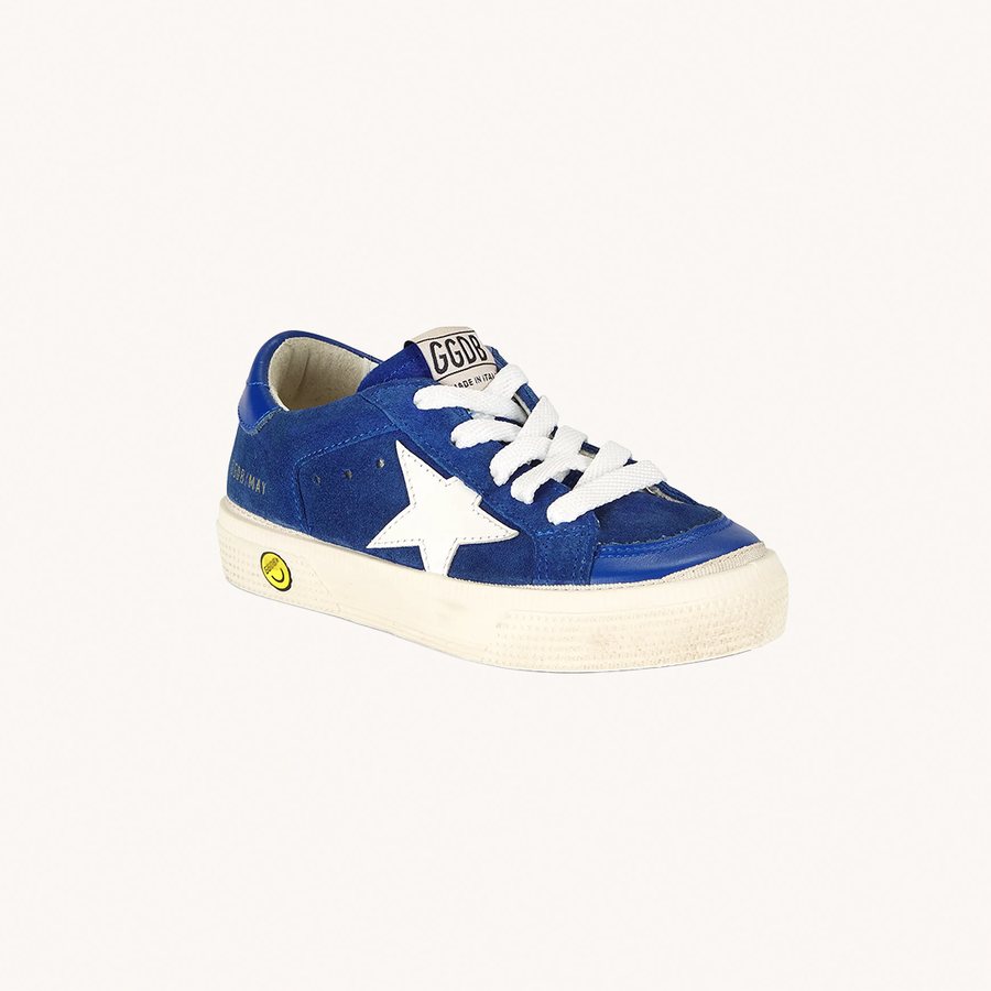 MAY SUEDE AND LEATHER UPPER BLUE