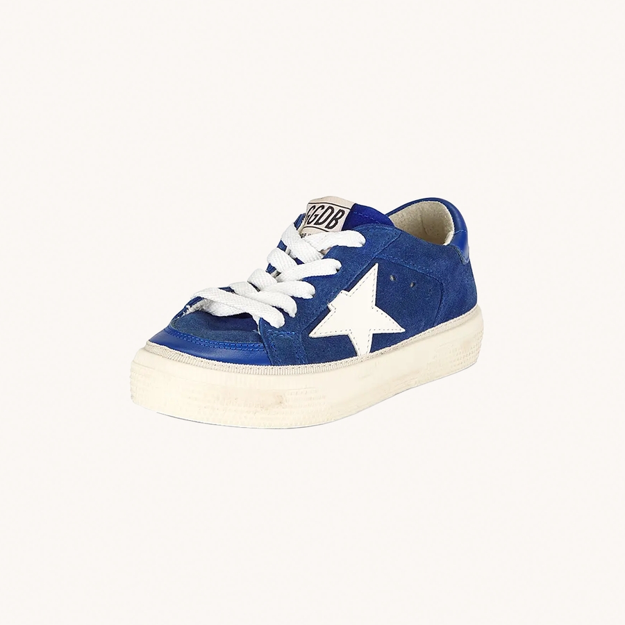 MAY SUEDE AND LEATHER UPPER BLUE
