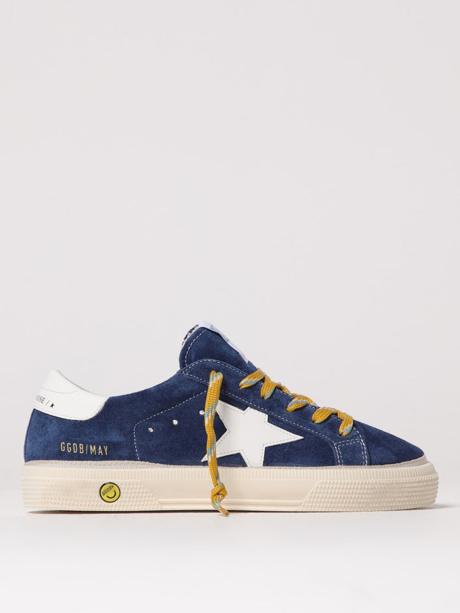 GOLDEN GOOSE - May Aviator Suede Navy