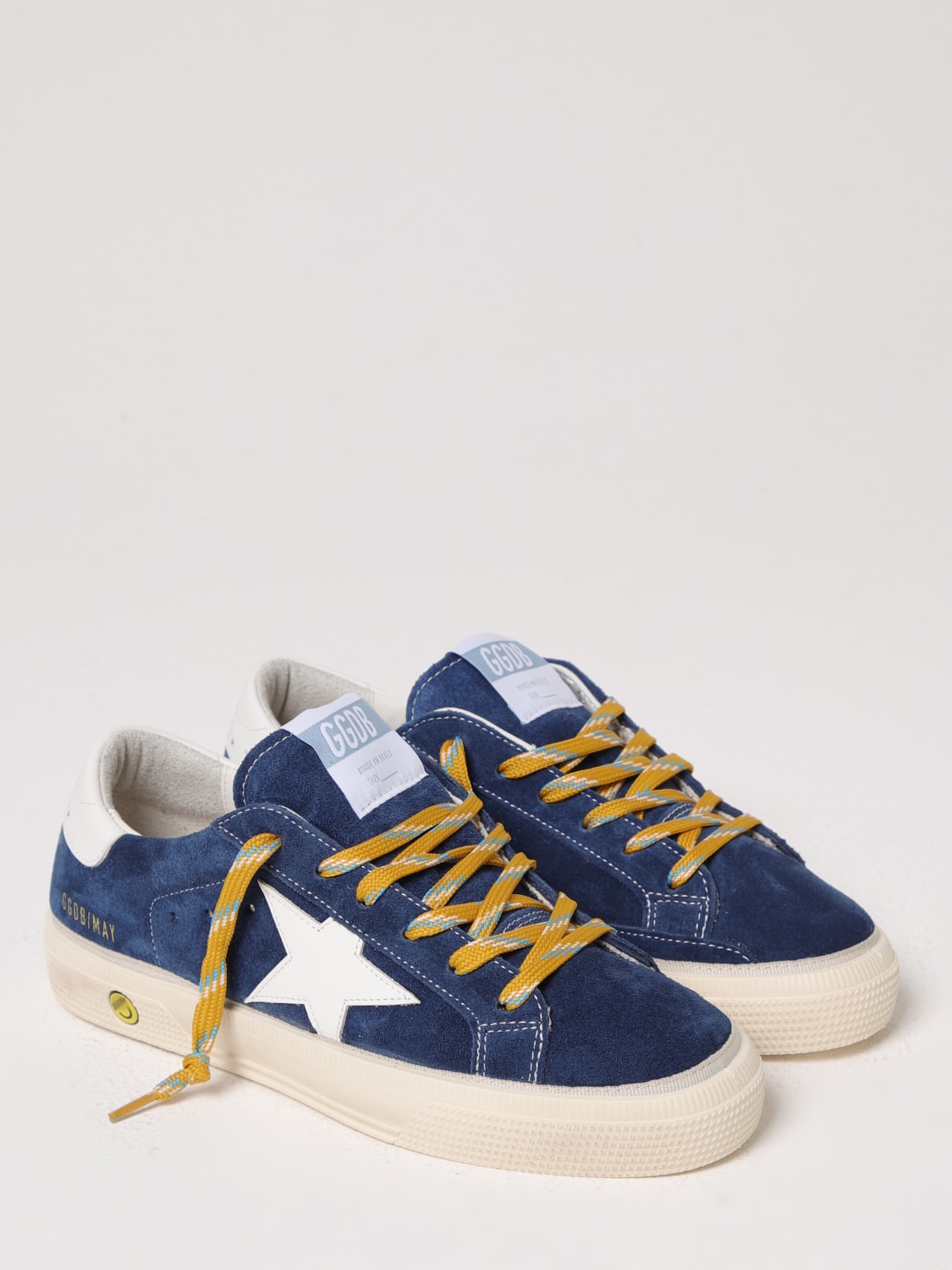 GOLDEN GOOSE - May Aviator Suede Navy