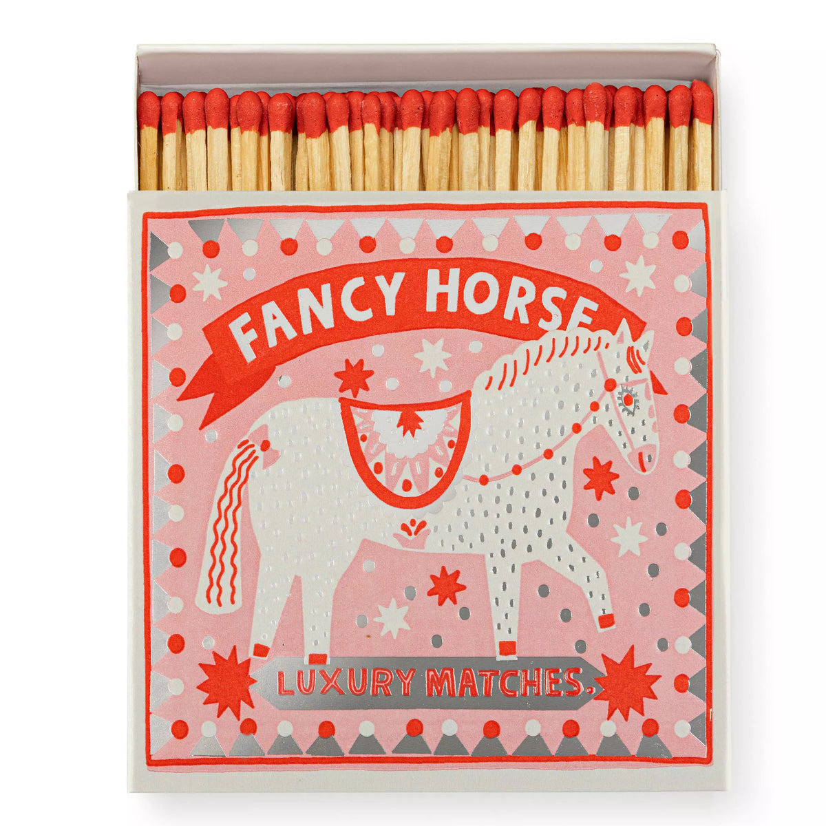 Allumettes carrées Archivist Gallery Fancy Horse, boîte carrée, vue principale