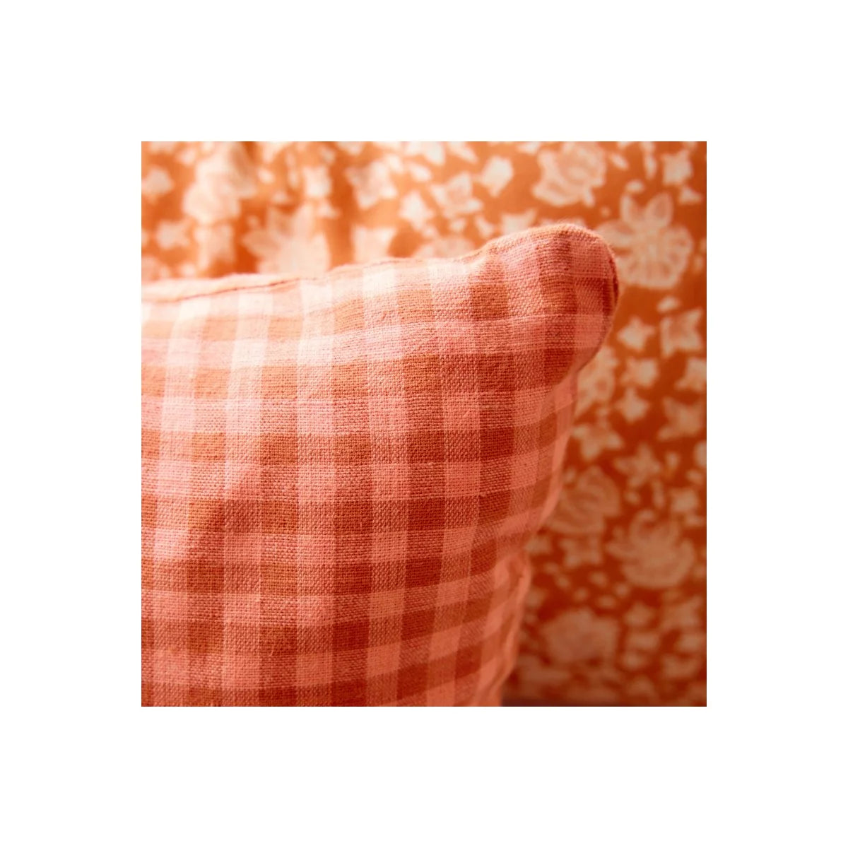BAZAR BIZAR LIVING - HOUSSE DE COUSSIN VICHY ROSE