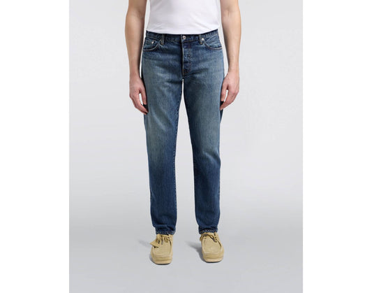 EDWIN - Regular Tapered Jeans Blue Dark Used