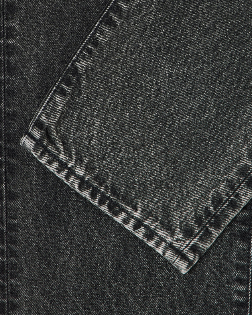 Jean homme Edwin Regular Tapered Kaihara black dark used, cinquième vue