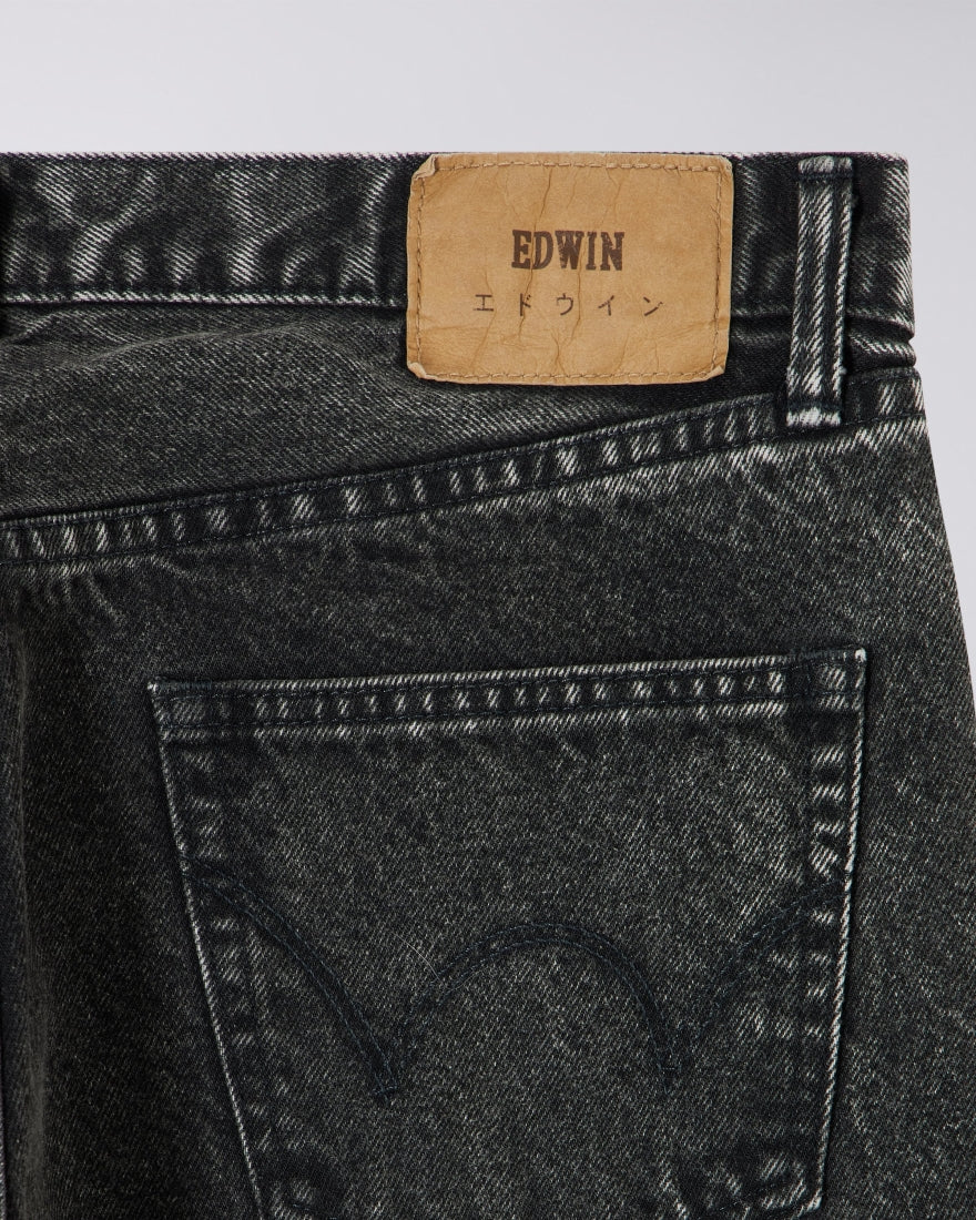 Jean homme Edwin Regular Tapered Kaihara black dark used, quatrième vue