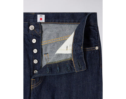 EDWIN - Regular Straight Jeans Blue Rinsed