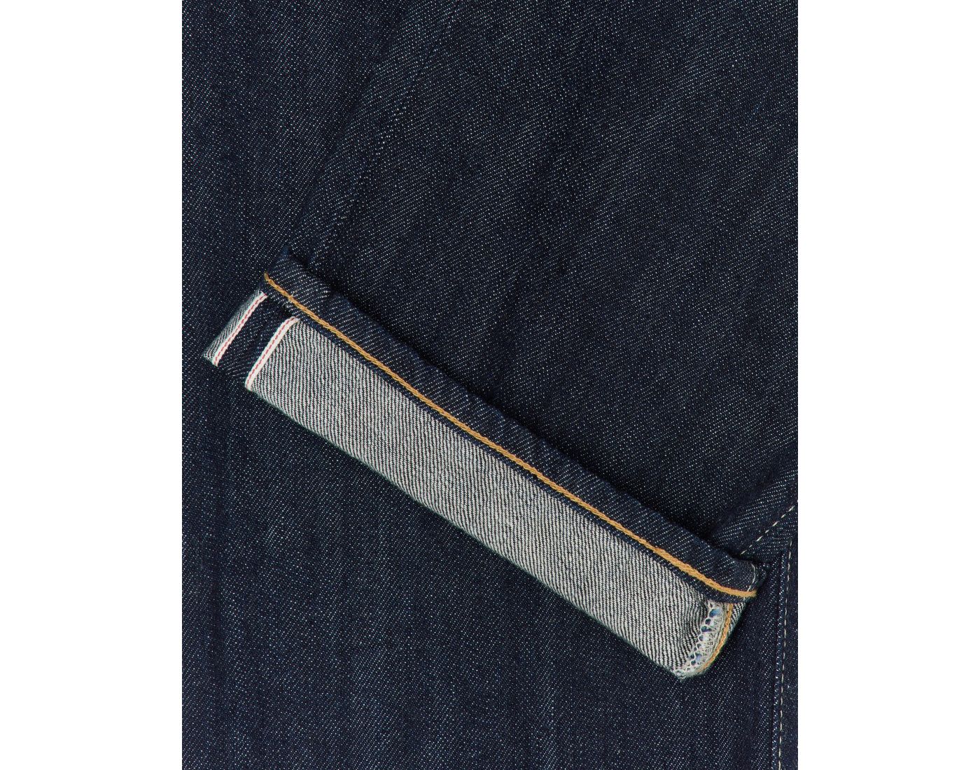 EDWIN - Regular Straight Jeans Blue Rinsed