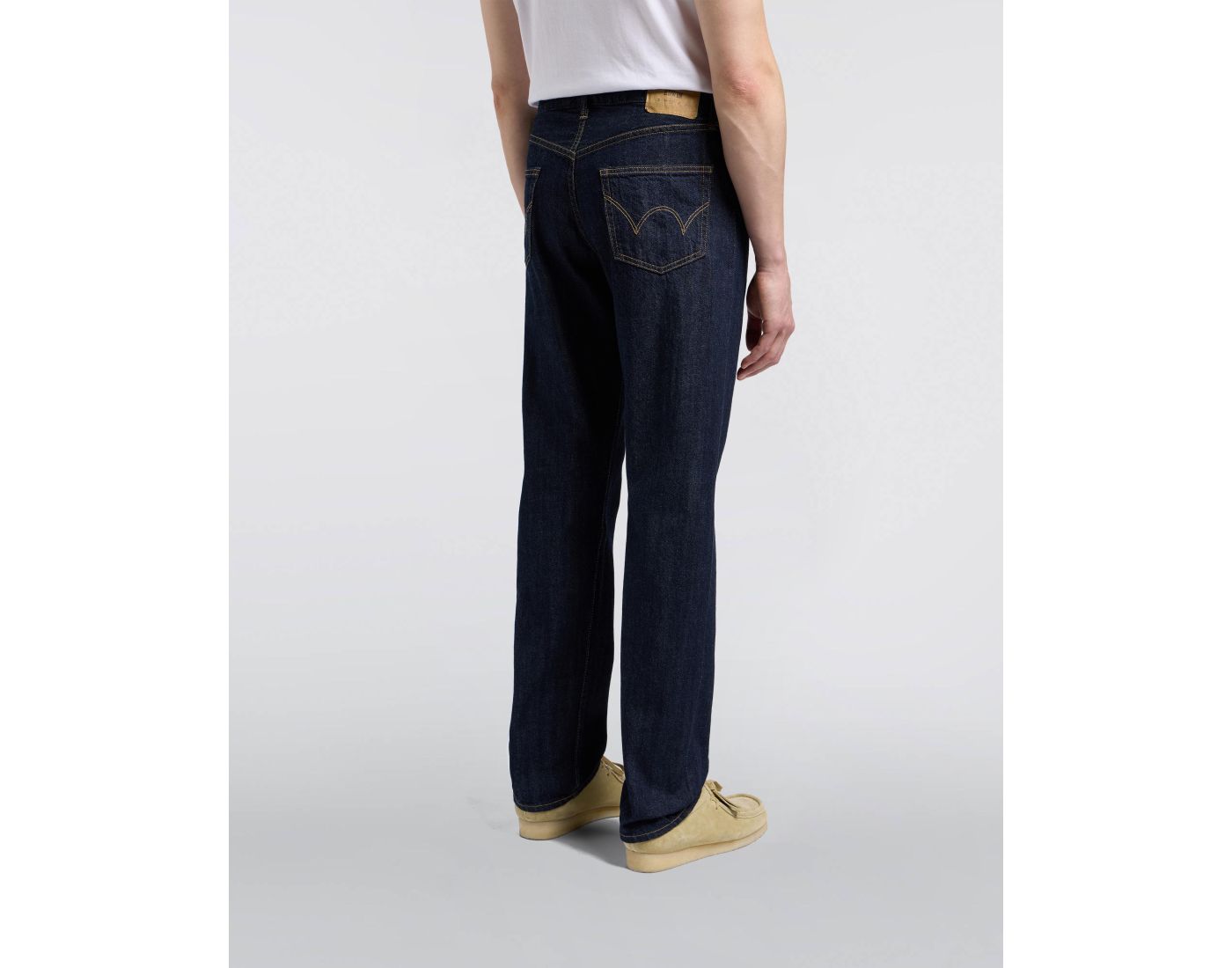 EDWIN - Regular Straight Jeans Blue Rinsed