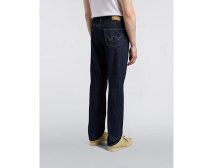 EDWIN - Regular Straight Jeans Blue Rinsed