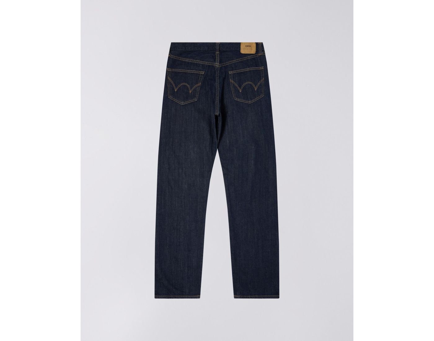 EDWIN - Regular Straight Jeans Blue Rinsed