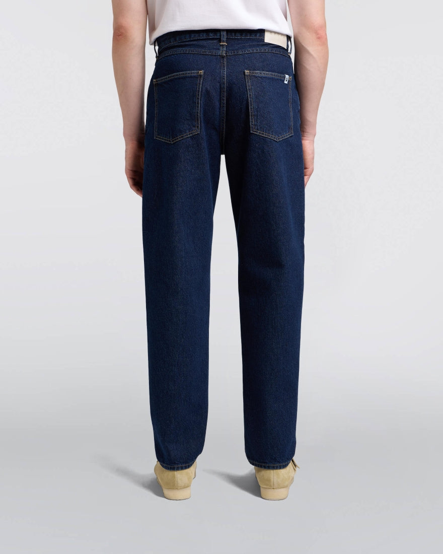 EDWIN - COSMOS PANT BLUE DARK MARBLE
