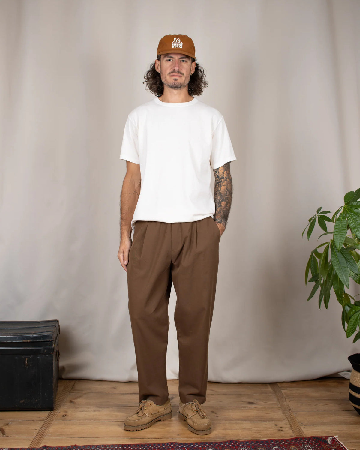 Pantalon homme Wooden Store Osaka Moro, vue du look