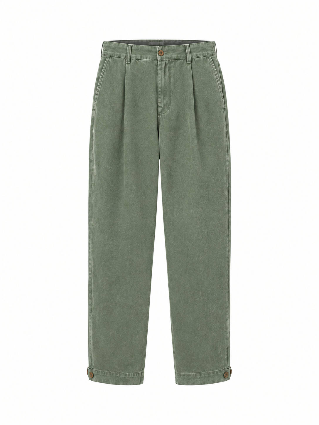 Pantalon à pinces homme Madson Macugnaga vert olive, vue principale
