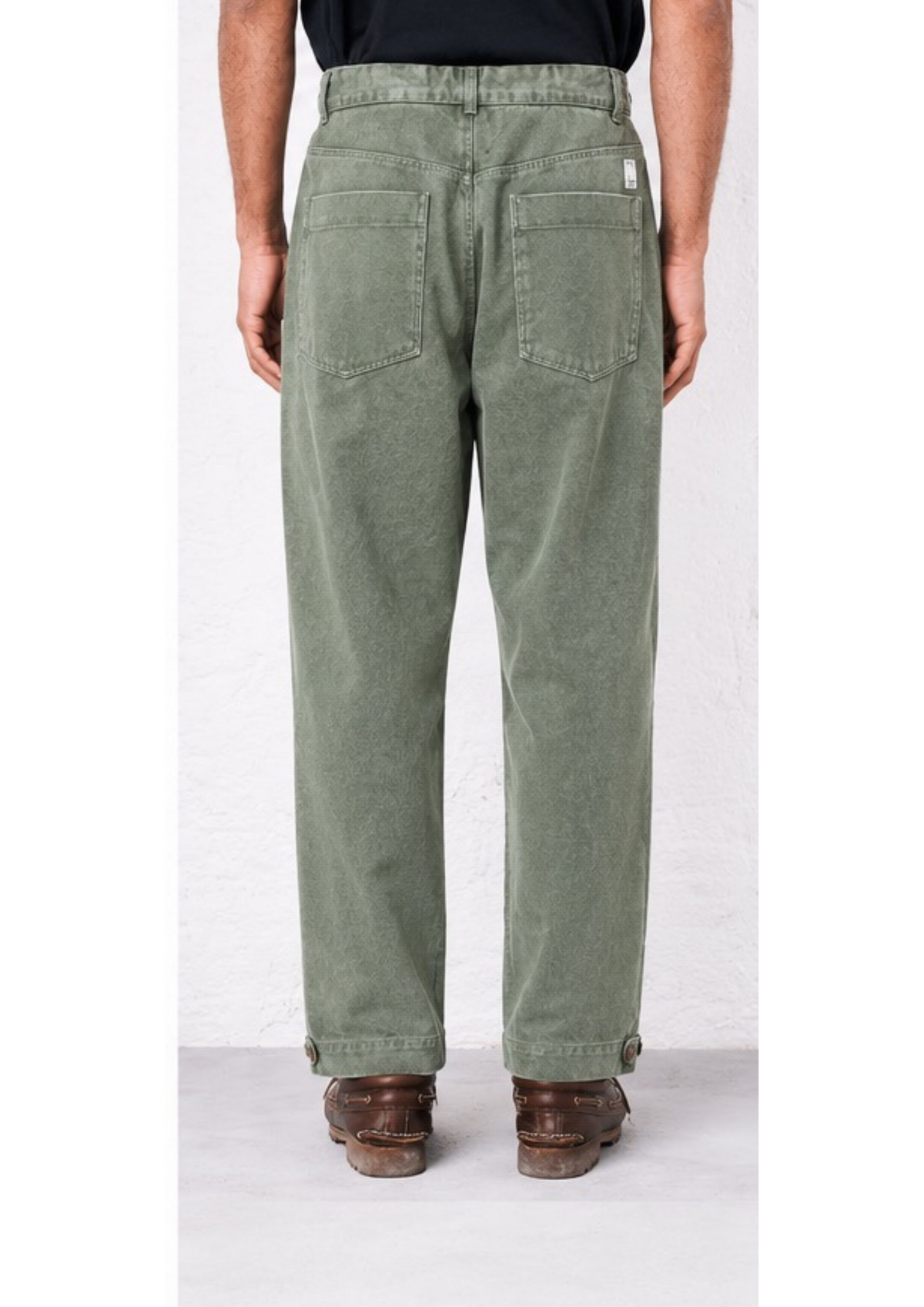 Pantalon à pinces homme Madson Macugnaga vert olive, quatrième vue