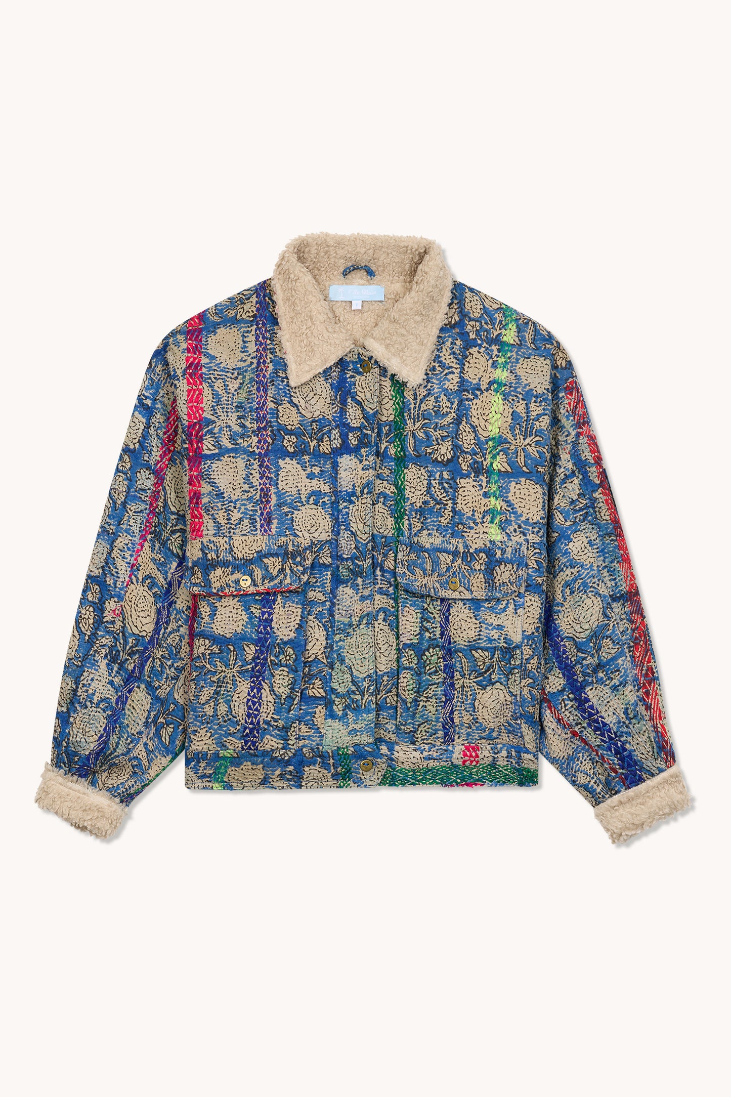 L'ÎLE BLEUE - BLOUSON JIM FOURRÉ - TIGRE