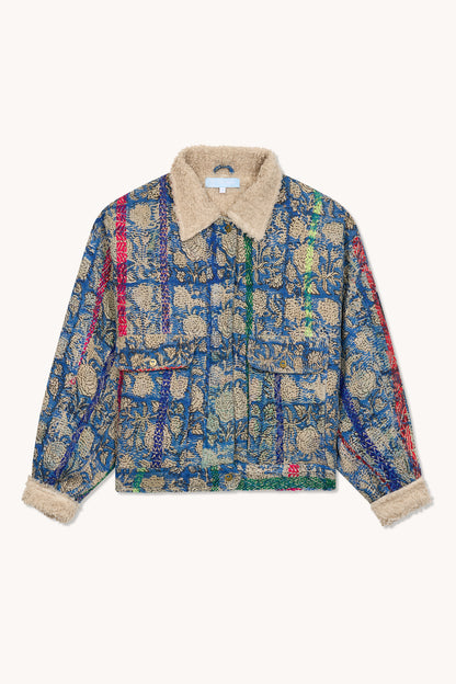 L'ÎLE BLEUE - BLOUSON JIM FOURRÉ - TIGRE