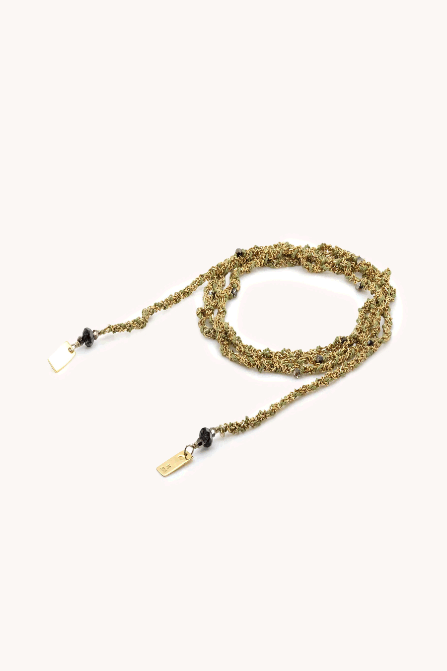 MARIE LAURE CHAMOREL - Collier N.182 Or Jaune Jade