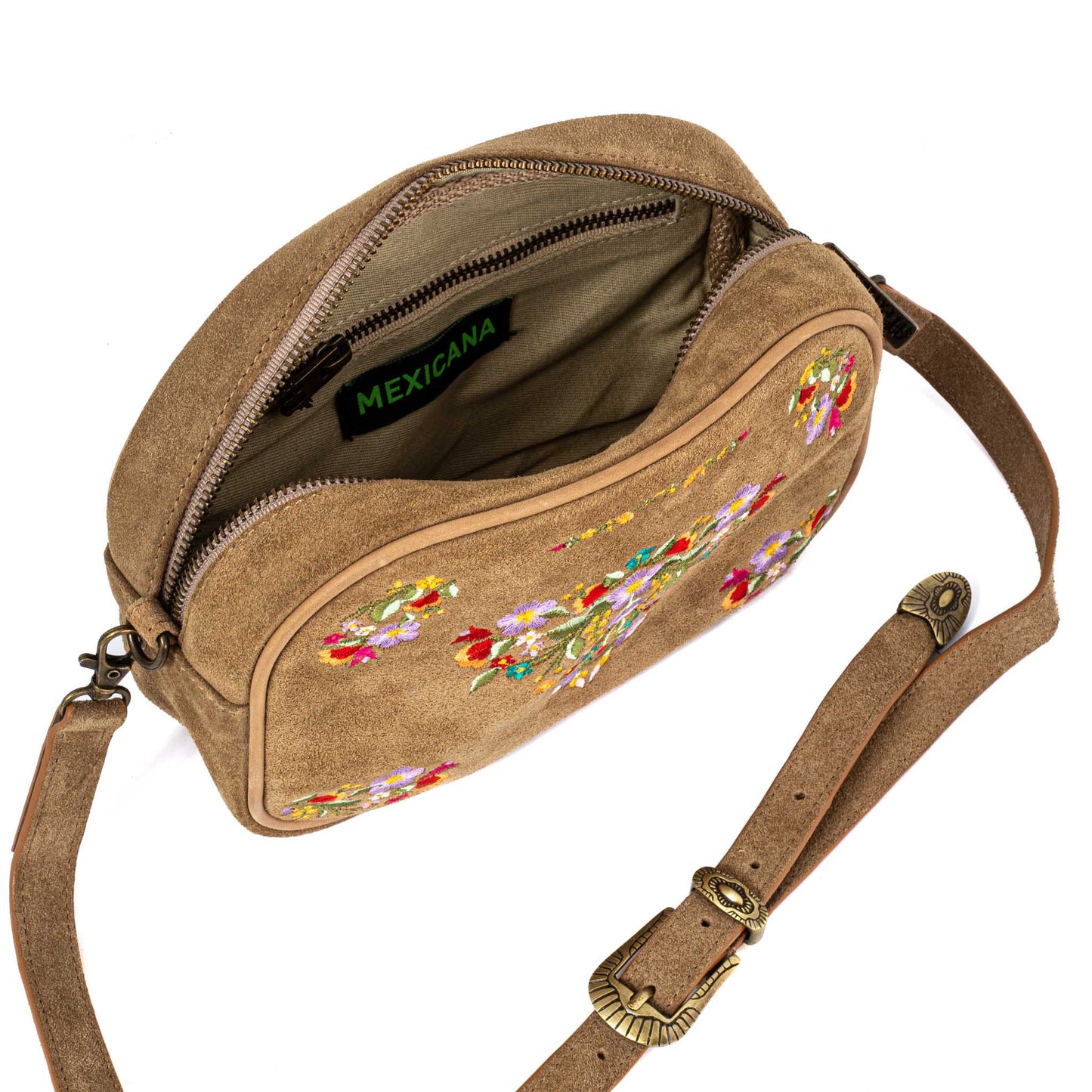 MEXICANA - Mini Bag Sora Tan Suede