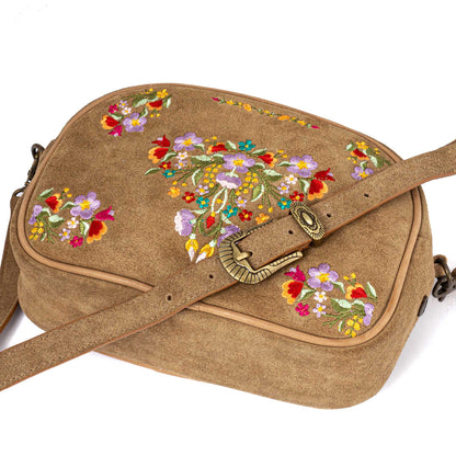 MEXICANA - Mini Bag Sora Tan Suede
