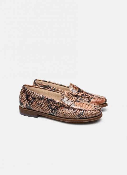 G.H. BASS- Weejuns Penny Loafers Exotic Snake