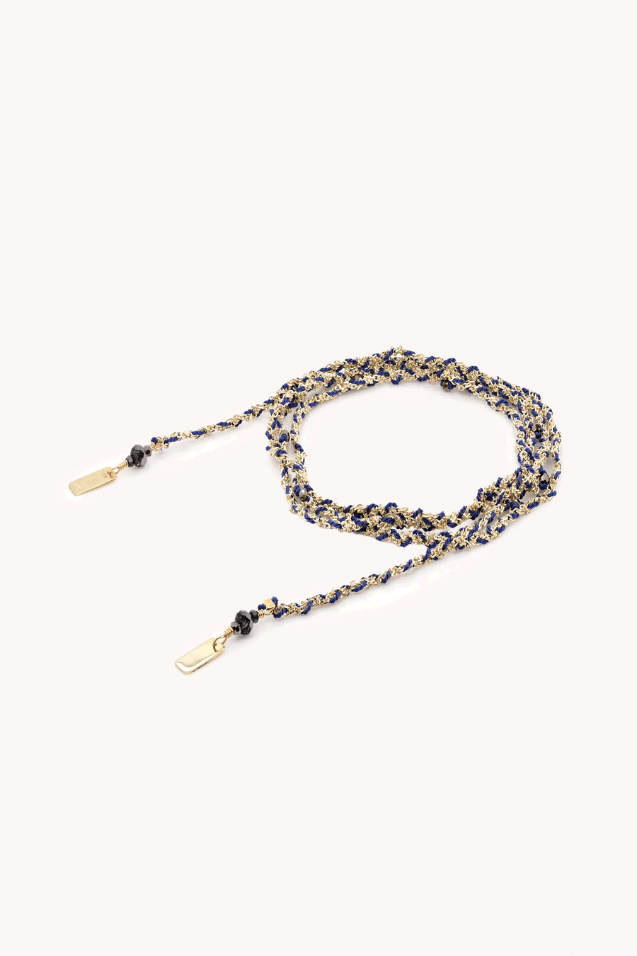 MARIE LAURE CHAMOREL - Collier N.182 Or Jaune Navy