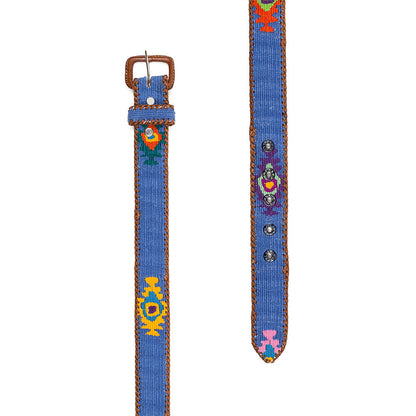 LA MANSA - New Blue Ethnic Belt