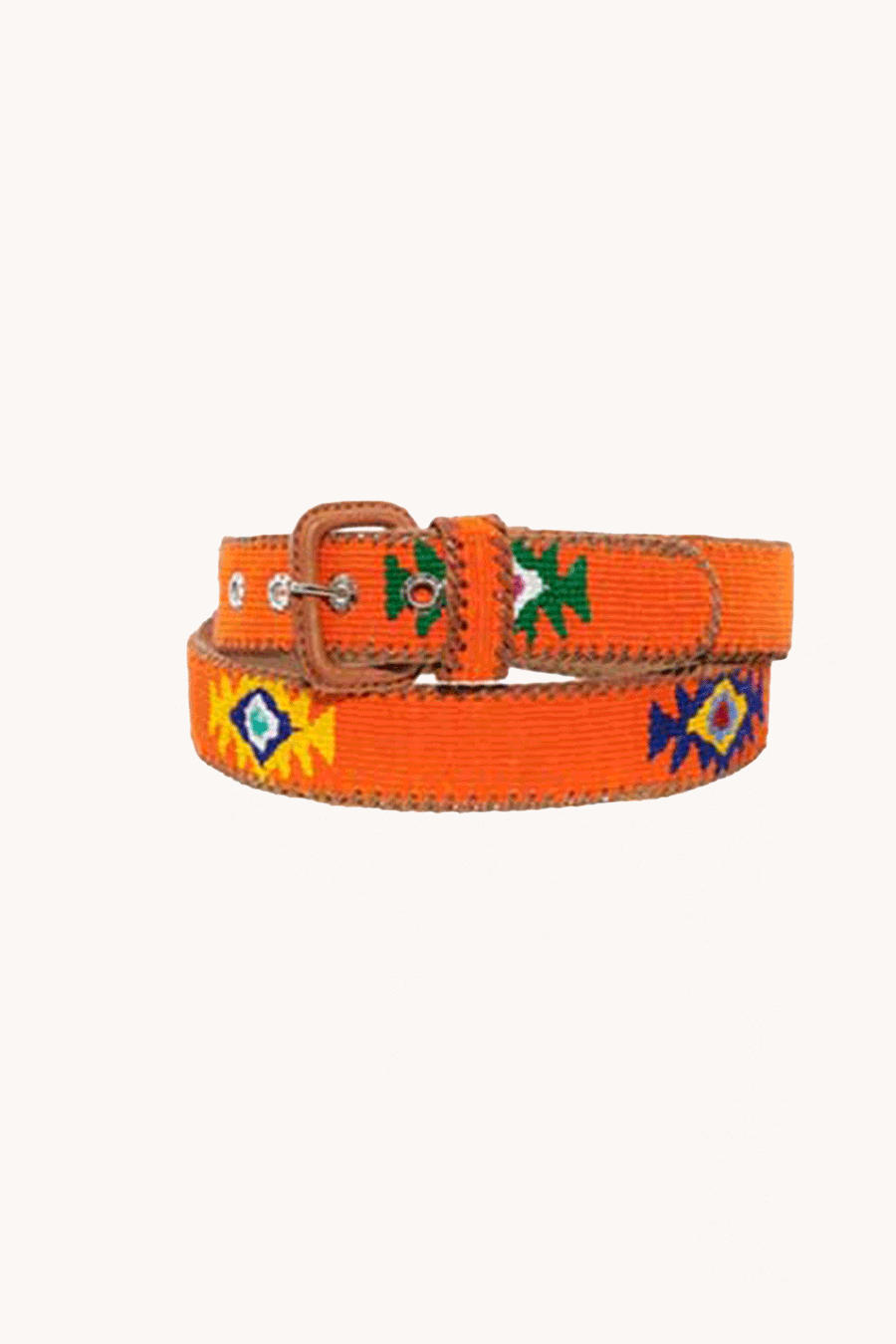 LA MANSA - Orange Ethnic Belt