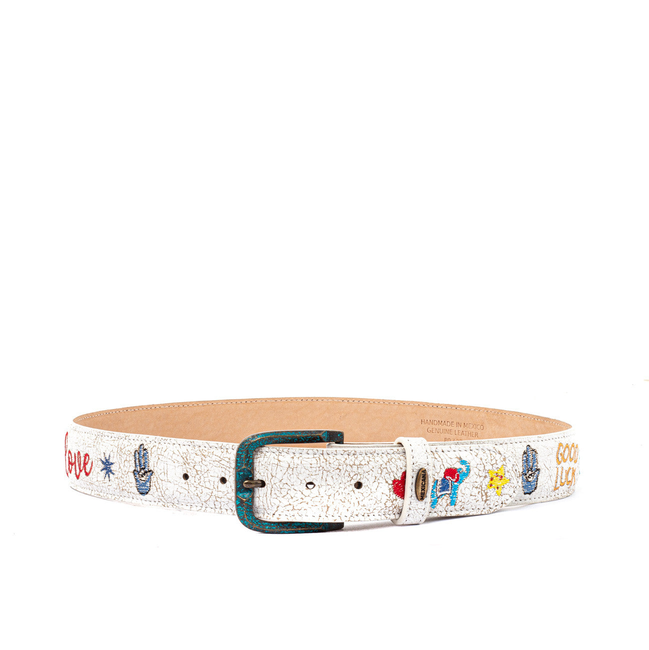 MEXICANA - Ceinture Paraiso White