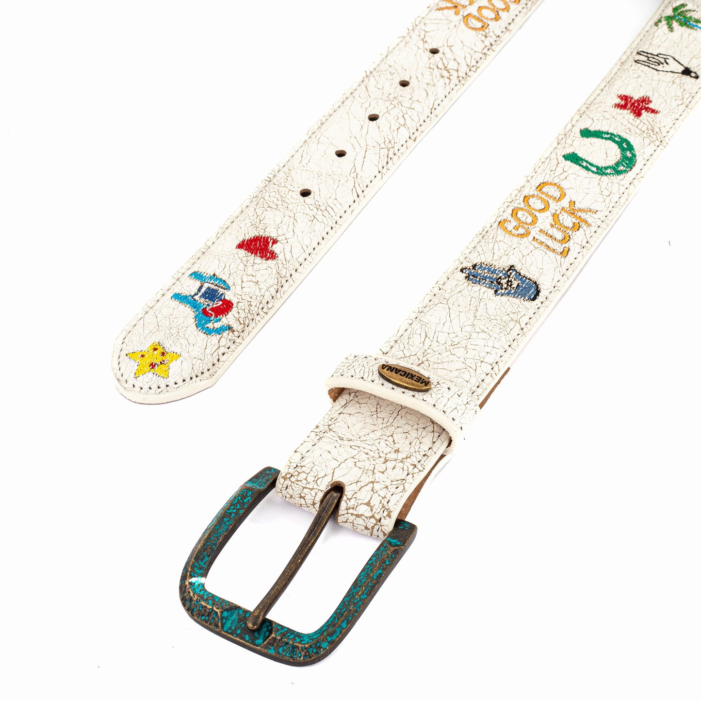 MEXICANA - Ceinture Paraiso White