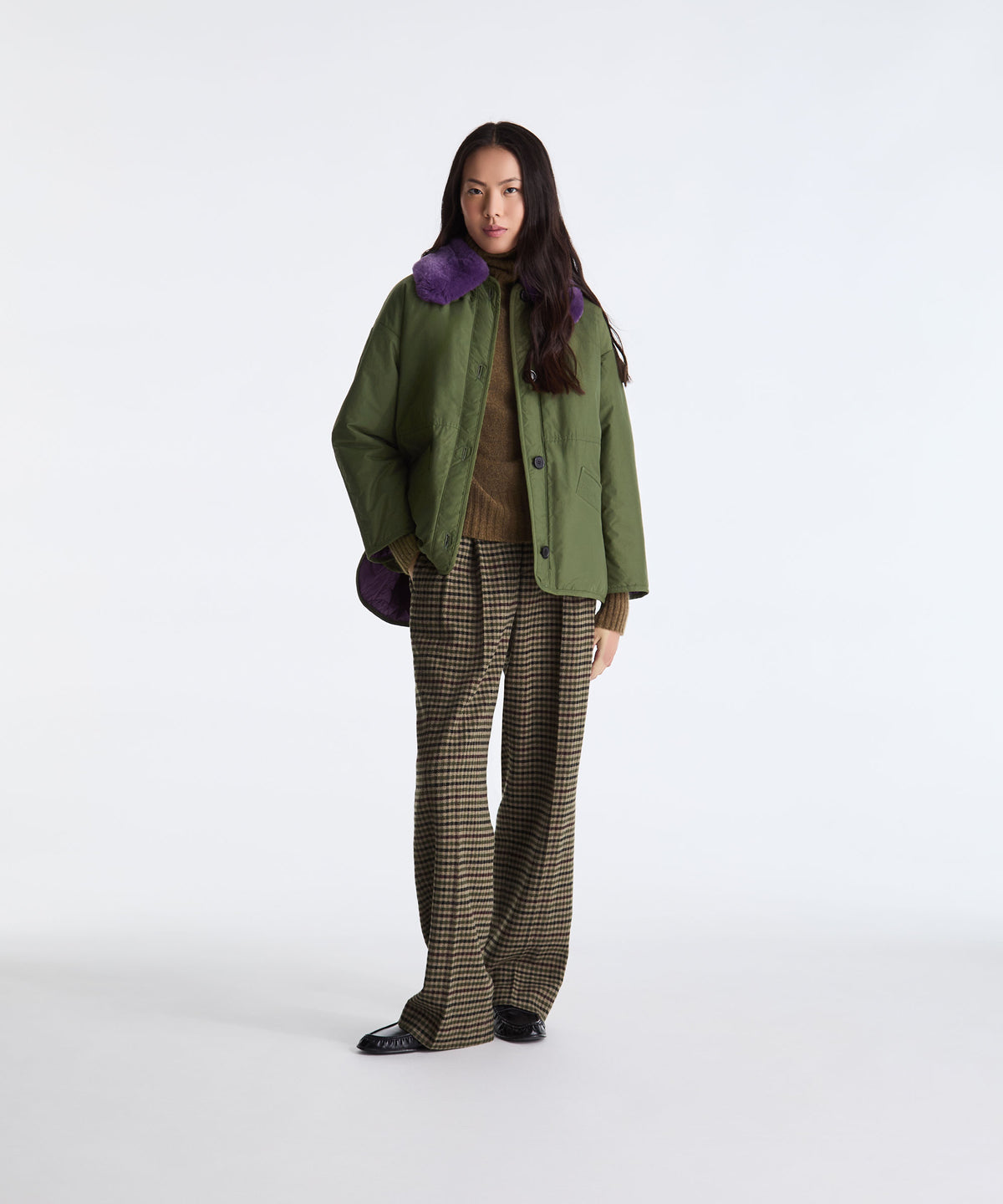 Veste réversible Peuterey GURSKY Cyprès Vigne Américaine