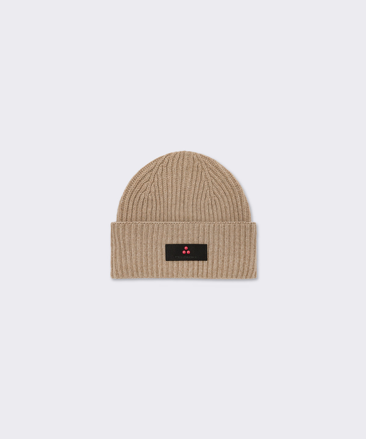 Bonnet en côtes Peuterey avec logo frontal