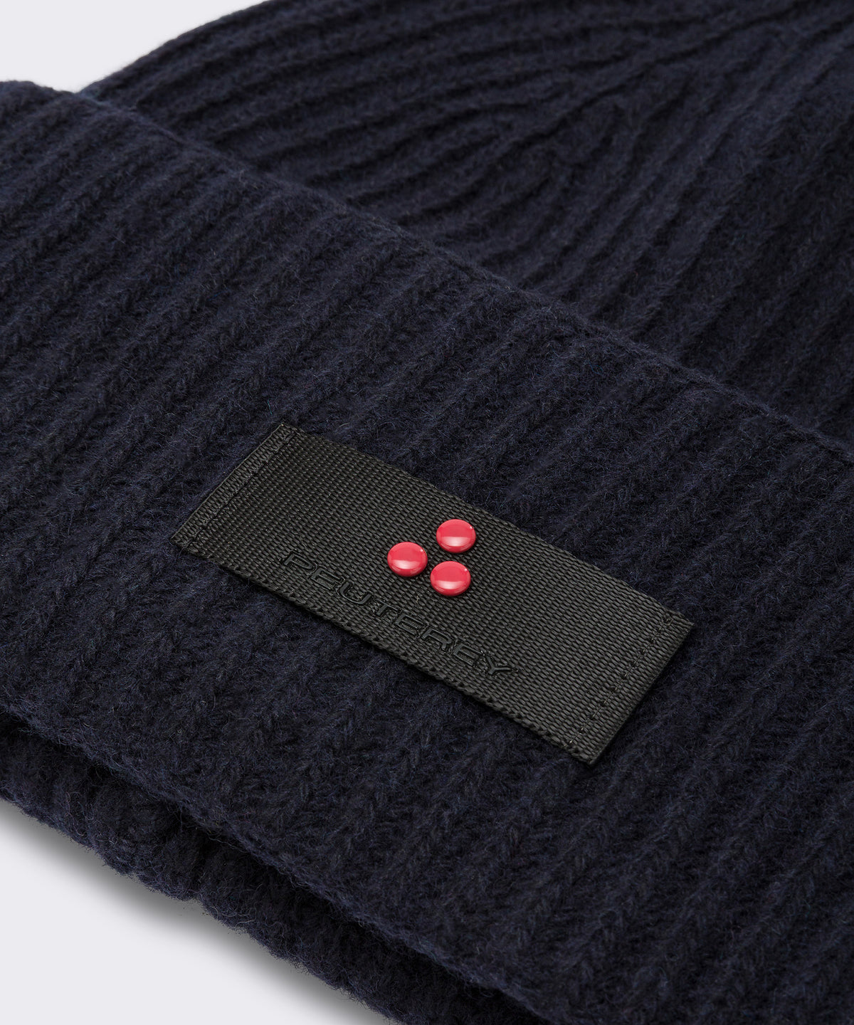 Bonnet côtelé Peuterey en mélange laine cachemire details