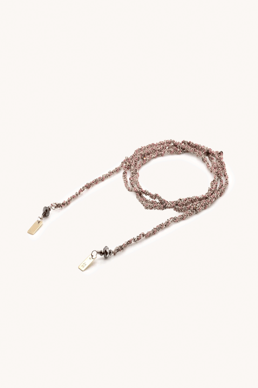 MARIE LAURE CHAMOREL - Collier N.182 Argent Pink