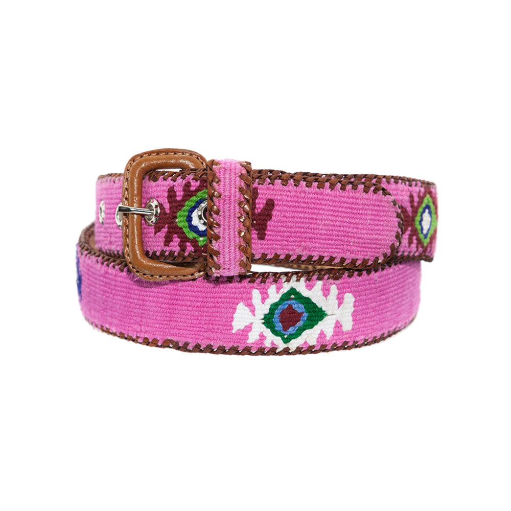 LA MANSA - Rosa Fuerte Ethnic Belt