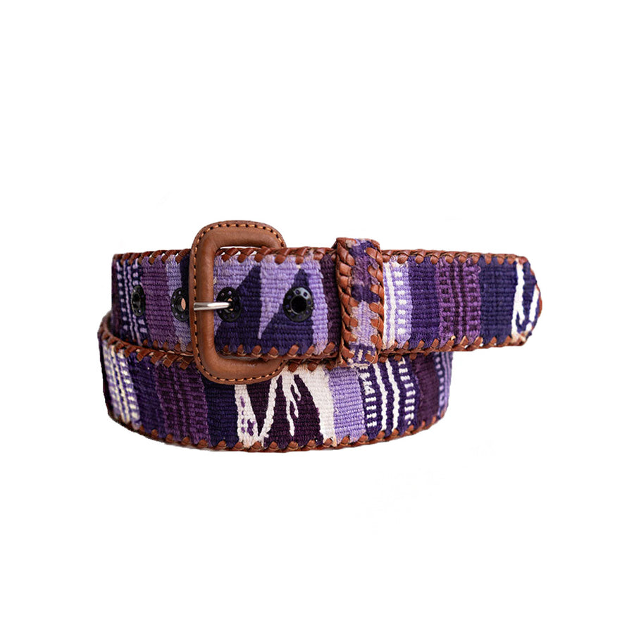 LA MANSA - Morado Cebra Ethnic Belt