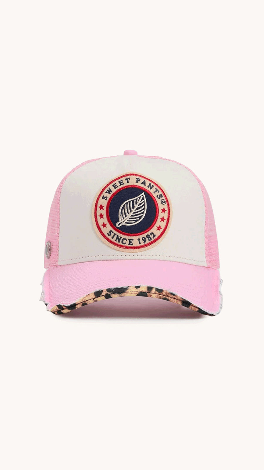 SWEET PANTS - CASQUETTE HOME RUN LEO PEONY