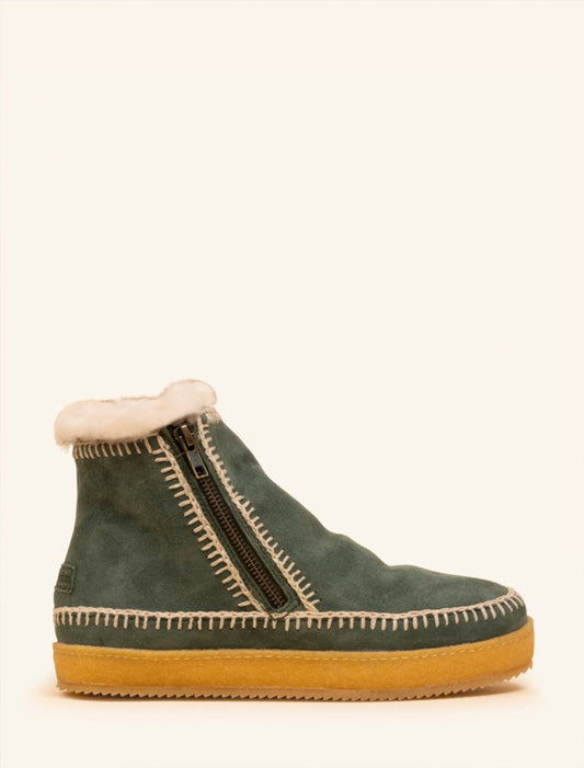 LAIDBACK - Setsu Boot Bottle Green Suede