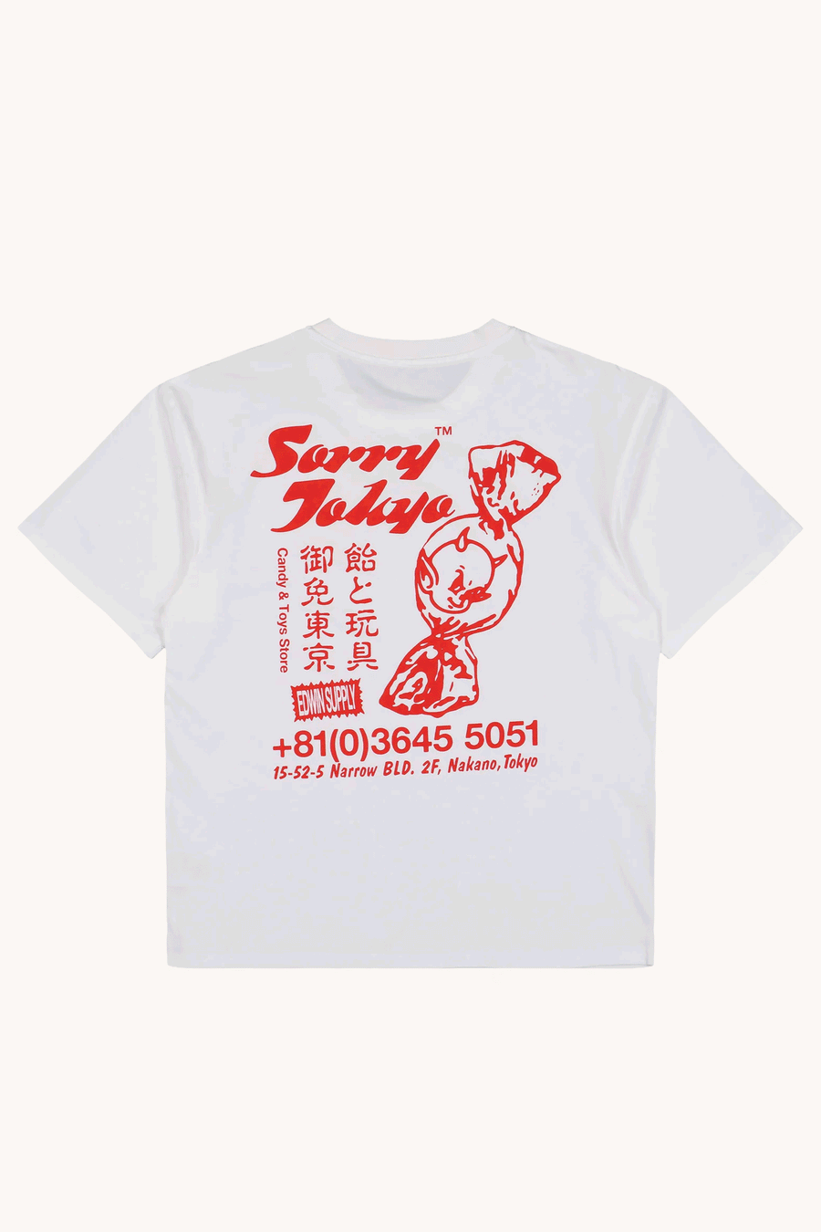 EDWIN - T-SHIRT SORRY TOKYO WHITE
