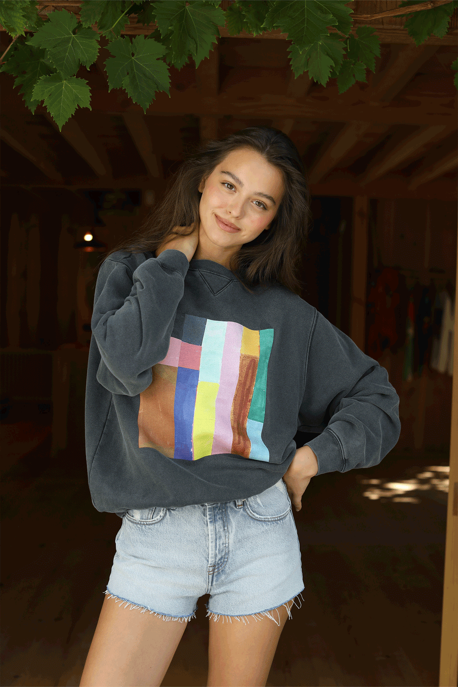 G.KERO - SWEATSHIRT BAUHAUS POUR FEMME MULTICOLORE