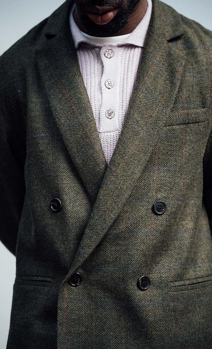 Blazer homme Wooden Store Tom coloris vert, dernière vue