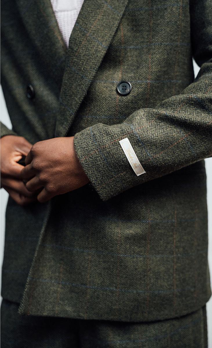 Blazer homme Wooden Store Tom coloris vert, vue complémentaire