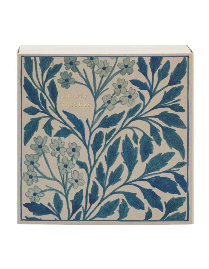 Allumettes carrées Archivist Gallery Blue Floral, boîte carrée, deuxième vue