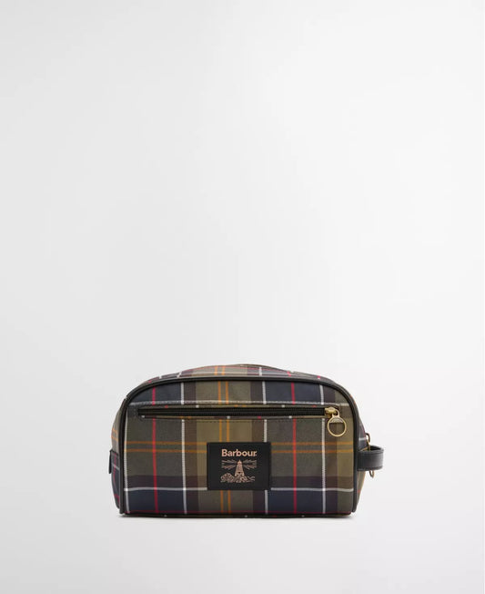 BARBOUR - Tartan Toiletry Bag 