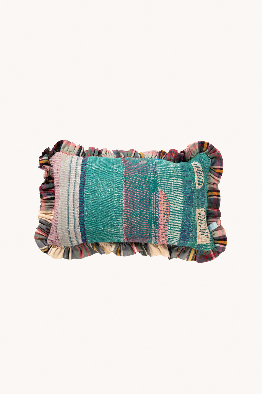 L'ÎLE BLEUE - COUSSIN EN KANTHA 10