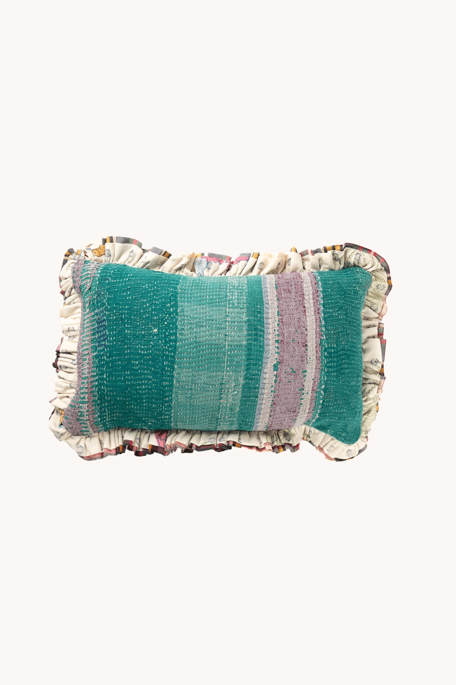 L'ÎLE BLEUE - COUSSIN EN KANTHA 10