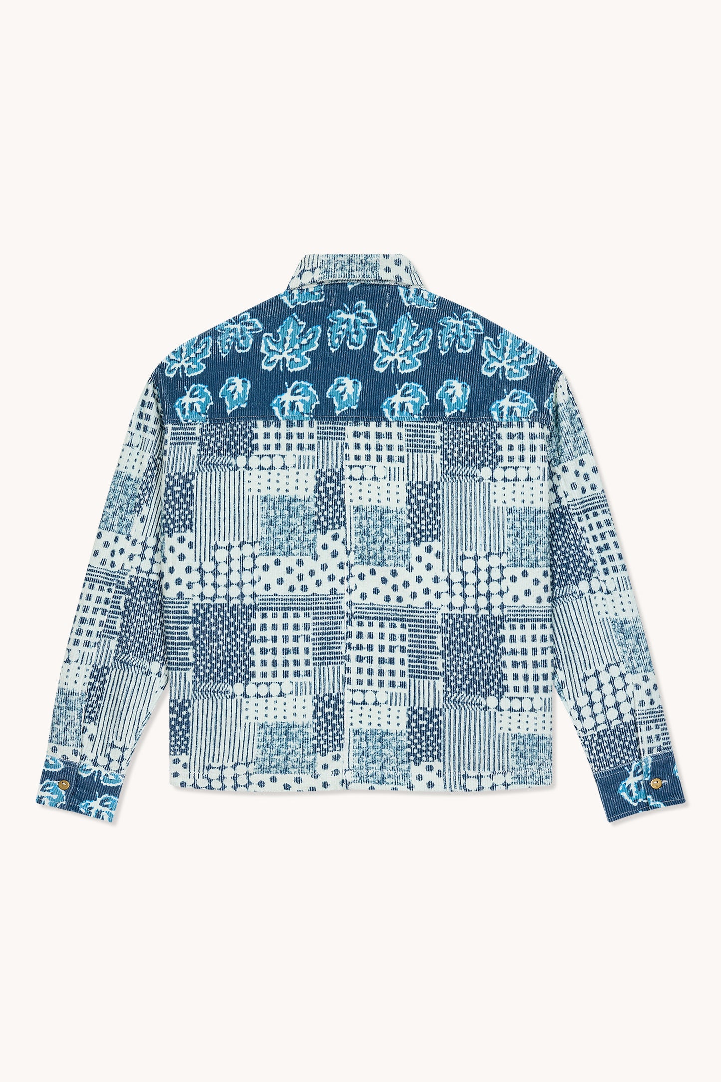 L'ÎLE BLEUE - VESTE PATCHWORK BLEU