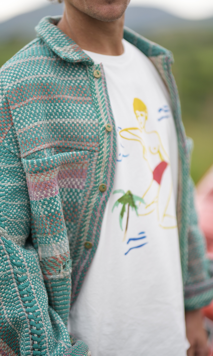 VESTE HOMME EN KANTHA GALICHA